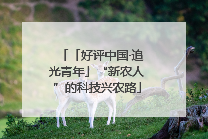 「好评中国·追光青年」“新农人”的科技兴农路