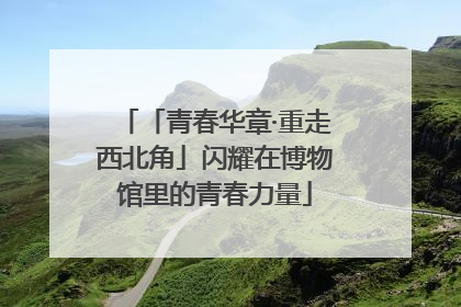 「青春华章·重走西北角」闪耀在博物馆里的青春力量