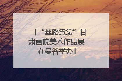 “丝路霓裳”甘肃画院美术作品展在曼谷举办