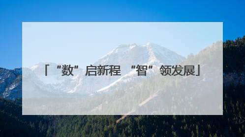 “数”启新程 “智”领发展