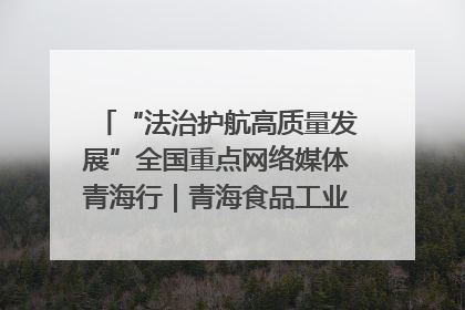“法治护航高质量发展”全国重点网络媒体青海行｜青海食品工业协会：架起“青字号”美食的产业化桥梁