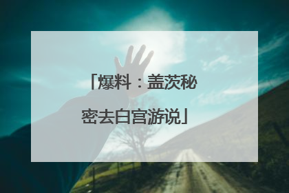 爆料：盖茨秘密去白宫游说