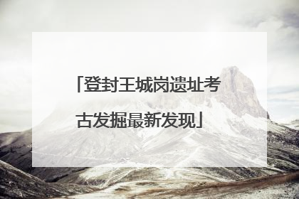 登封王城岗遗址考古发掘最新发现