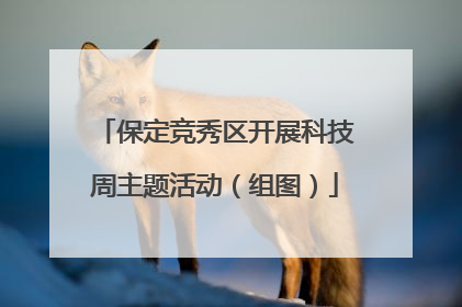 保定竞秀区开展科技周主题活动（组图）