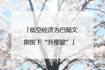 低空经济为巴蜀文旅按下“升维键”