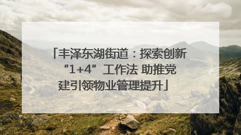 丰泽东湖街道：探索创新“1+4”工作法 助推党建引领物业管理提升