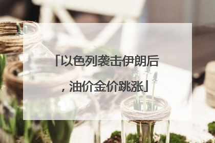以色列袭击伊朗后，油价金价跳涨