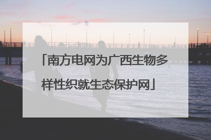 南方电网为广西生物多样性织就生态保护网