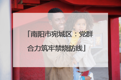 南阳市宛城区：党群合力筑牢禁烧防线