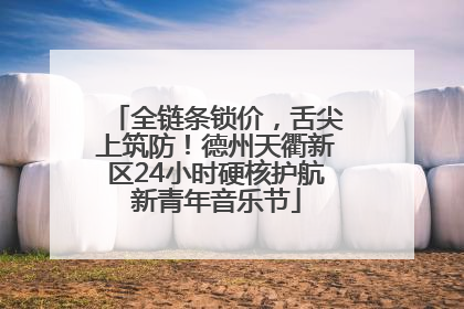 全链条锁价，舌尖上筑防！德州天衢新区24小时硬核护航新青年音乐节