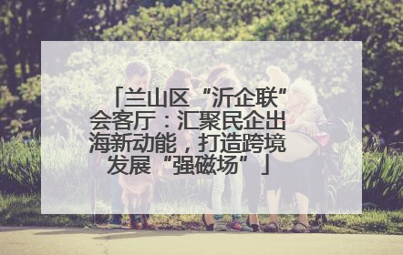 兰山区“沂企联”会客厅：汇聚民企出海新动能，打造跨境发展“强磁场”