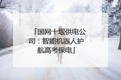国网十堰供电公司：智能机器人护航高考保电