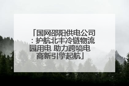 国网邵阳供电公司：护航北丰冷链物流园用电 助力跨境电商新引擎起航