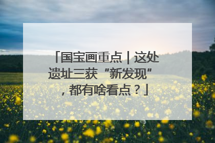 国宝画重点｜这处遗址三获“新发现”，都有啥看点？