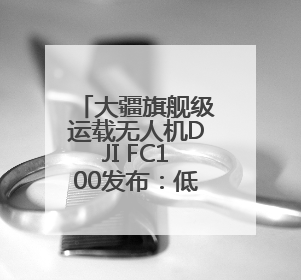 大疆旗舰级运载无人机DJI FC100发布：低空运输集大成者