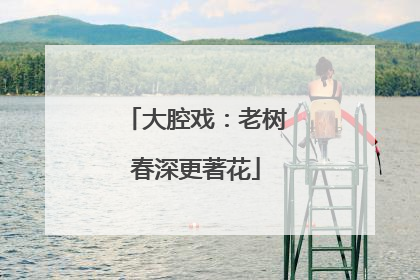 大腔戏：老树春深更著花