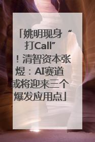 姚明现身“打Call”！清智资本张煜：AI赛道或将迎来三个爆发应用点