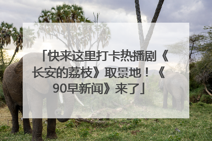快来这里打卡热播剧《长安的荔枝》取景地！《90早新闻》来了