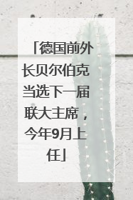 德国前外长贝尔伯克当选下一届联大主席，今年9月上任