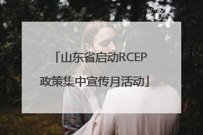 山东省启动RCEP政策集中宣传月活动