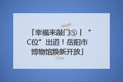 幸福来敲门⑤丨“C位”出道！岳阳市博物馆焕新开放