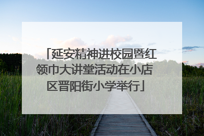 延安精神进校园暨红领巾大讲堂活动在小店区晋阳街小学举行