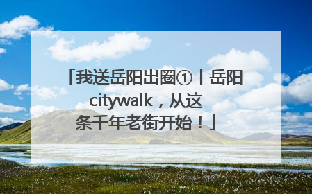 我送岳阳出圈①丨岳阳citywalk，从这条千年老街开始！