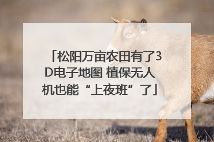 松阳万亩农田有了3D电子地图 植保无人机也能“上夜班”了