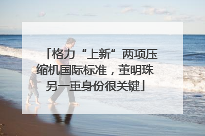 格力“上新”两项压缩机国际标准，董明珠另一重身份很关键