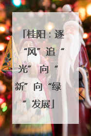 桂阳：逐“风”追“光” 向“新”向“绿”发展