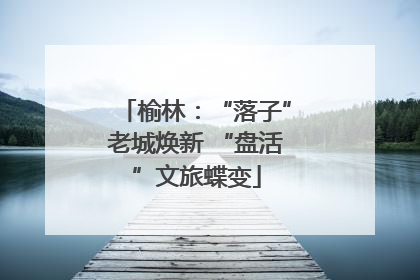 榆林：“落子”老城焕新 “盘活”文旅蝶变