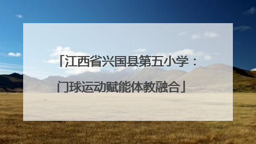 江西省兴国县第五小学：门球运动赋能体教融合