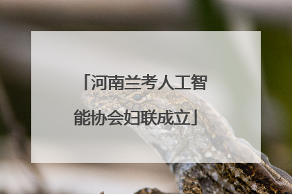 河南兰考人工智能协会妇联成立