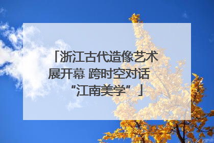 浙江古代造像艺术展开幕 跨时空对话“江南美学”