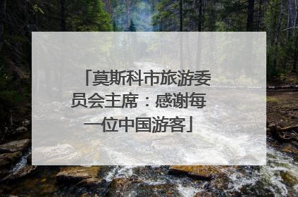莫斯科市旅游委员会主席：感谢每一位中国游客