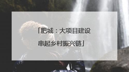 肥城：大项目建设串起乡村振兴链