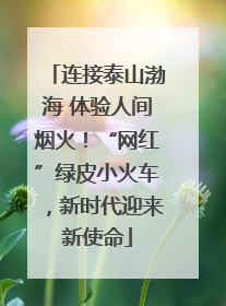 连接泰山渤海 体验人间烟火！“网红”绿皮小火车，新时代迎来新使命
