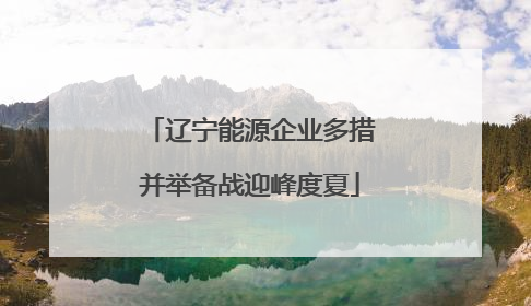 辽宁能源企业多措并举备战迎峰度夏