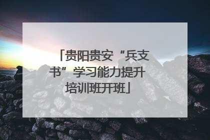 贵阳贵安“兵支书”学习能力提升培训班开班