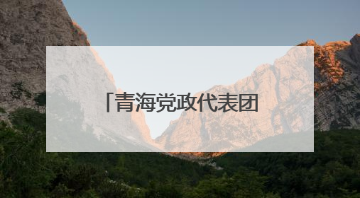 青海党政代表团在沪考察，陈吉宁龚正与吴晓军罗东川座谈交流，深化合作对接