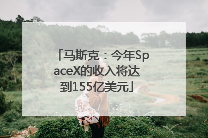 马斯克：今年SpaceX的收入将达到155亿美元