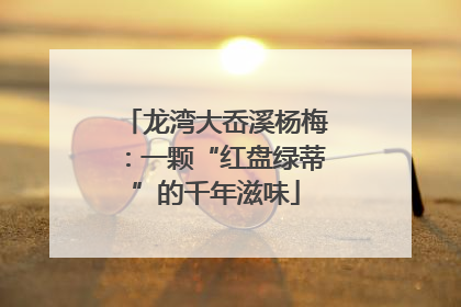 龙湾大岙溪杨梅：一颗“红盘绿蒂”的千年滋味