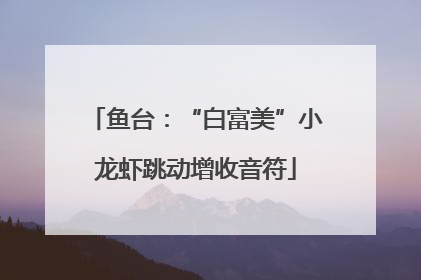 鱼台：“白富美”小龙虾跳动增收音符