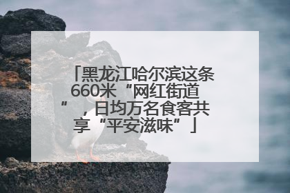 黑龙江哈尔滨这条660米“网红街道”，日均万名食客共享“平安滋味”