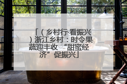 （乡村行·看振兴）浙江乡村：时令果蔬迎丰收 “甜蜜经济”促振兴