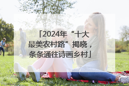 2024年“十大最美农村路”揭晓，条条通往诗画乡村