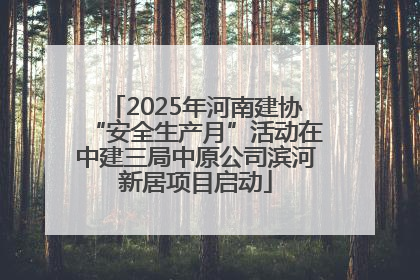 2025年河南建协“安全生产月”活动在中建三局中原公司滨河新居项目启动