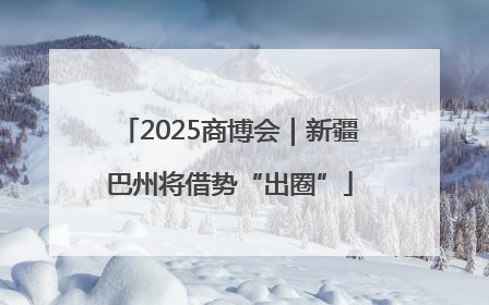 2025商博会｜新疆巴州将借势“出圈”
